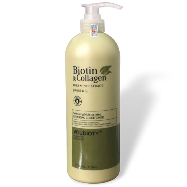 Dầu xả Voudioty Softening Biotin Collagen cho tóc dầu 1000ML