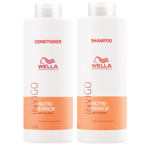 Bộ dầu gội xả tăng cường dưỡng chất Wella cho tóc khô hư tổn