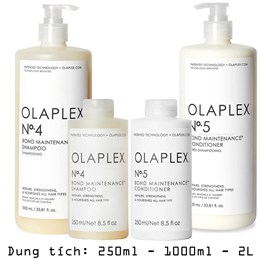 Bộ dầu Gội Xã phục hồi Tóc OLAPLEX No4 No5 USA 1000ML