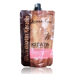 Hấp dầu Masaroni Keratin treatment cho tóc khô hư tổn túi 500ml (CANADA) - túi