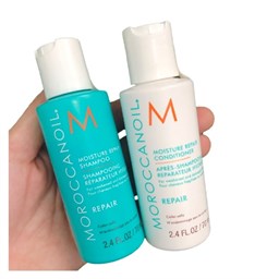 Bộ Dầu gội xả nhí Moroccanoil Repair phục hồi tóc khô hư tổn nặng 70mlx2 - bộ