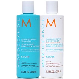 Bộ Dầu Gội và Xả Phục Hồi Tóc Moroccanoil Moisture Repair 250ml*2