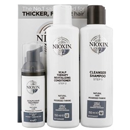 Bộ Dầu Gội Nioxin Số 2 Dành Cho Tóc Tự Nhiên, Thưa Mỏng Và Rụng Nhiều