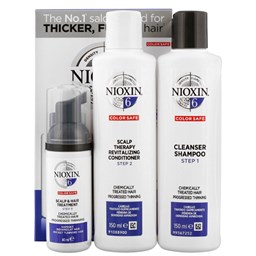 Bộ Dầu Gội Nioxin Số 6 Cho Tóc Tự Nhiên, Sử Dụng Hóa Chất, Thưa, Rụng Nhiều