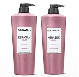 Cặp Gội Xả Goldwell Kerasilk Color Bảo Vệ Màu Nhuộm Cặp Gội Xả Goldwell Kerasilk Color Bảo Vệ Màu Nhuộm