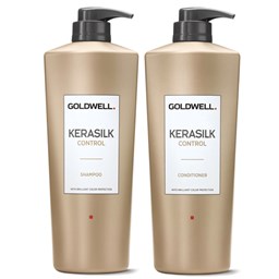 Cặp Dầu Gội Goldwell Kerasilk Control Suôn Mượt Cặp Dầu Gội Goldwell Kerasilk Control Suôn Mượt