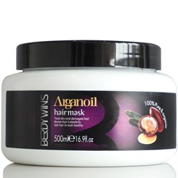 Hấp dầu Berdywins Argan Oil phục hồi cho tóc hư tổn nặng 500ml Hũ - hũ