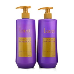 Bộ dầu gội xả Lacei tím cho tóc khô hư tổn 800mlx2 - Cặp Bộ dầu gội xả Lacei tím cho tóc khô hư tổn 800mlx2 - Cặp