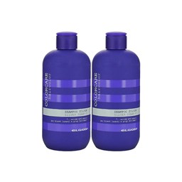 Bộ dầu gội xả tím Elgon Silver Colorcare