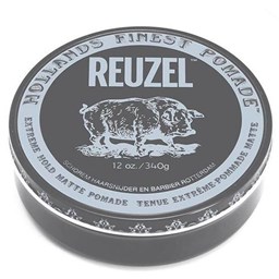 Sáp tạo kiểu tóc Reuzel Extreme Hold Matte Pomade (xám) giữ nếp siêu cứng Sáp tạo kiểu tóc Reuzel Extreme Hold Matte Pomade (xám) giữ nếp siêu cứng