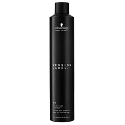 Gôm xịt tóc siêu cứng Osis Schwarzkopf Session Label đen 500ml 