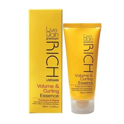 Gel tóc xoăn LiveGain Rich Volume Curling vàng 160ml  Gel tóc xoăn LiveGain Rich Volume Curling vàng 160ml