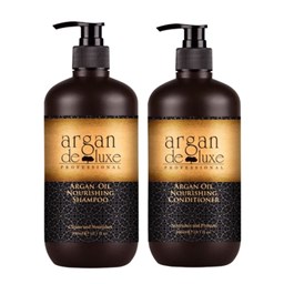 Bộ dầu gội Argan Deluxe siêu mượt phục hồi tóc hư tổn