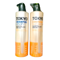 Cặp dầu gội xả TOKYO siêu mềm mượt 600mlx2 Cặp dầu gội xả TOKYO siêu mềm mượt 600mlx2