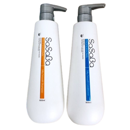 Bộ dầu gội xả hoàn hình Sasaba chai bầu 800mlx2 Bộ dầu gội xả hoàn hình Sasaba chai bầu 800mlx2