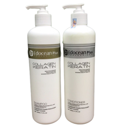 Bộ dầu gội xả Edocean Plus Collagen Keratin siêu mượt phục hồi chống gãy rụng Bộ dầu gội xả Edocean Plus Collagen Keratin siêu mượt phục hồi chống gãy rụng