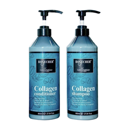 Bộ dầu gội xả Bosecher Collagen Shampoo 800mlx2