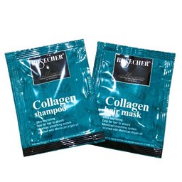 Cặp dầu gội xả gói mini Bosecher Collagen Shampoo 5mlx2