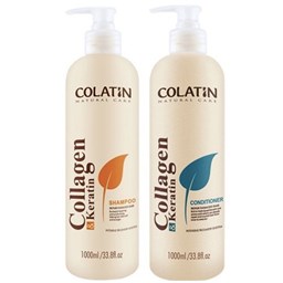 Bộ dầu gội xả Colatin cho tóc khô hư tổn
