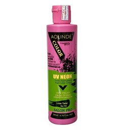  Màu nhuộm highlight phản quang Aolinde UV Neon 200ml - No T6 Lime Twist