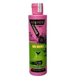 Màu nhuộm highlight phản quang Aolinde UV Neon 200ml - No T6 Lime Twist  Màu nhuộm highlight phản quang Aolinde UV Neon 200ml - No T6 Lime Twist