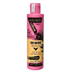 Màu nhuộm highlight phản quang Aolinde UV Neon 200ml - No Y3 Canary Yellow