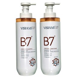 Bộ dầu gội xả Visiami Biotin B7 "Cam" Cordyceps - Đông trùng hạ thảo giảm rụng, mọc tóc nhanh 780ml